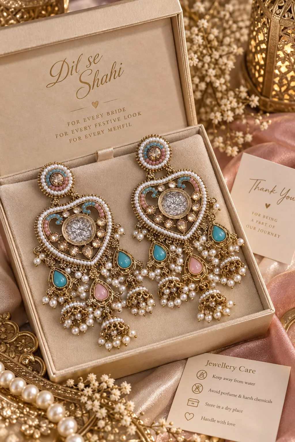 Indian Heritage Luxury Earrings